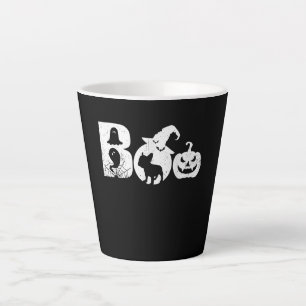 Boo Halloween Kostüm Bulldog Pumpkin & Hexenhut Milchtasse