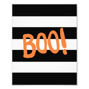 Boo!   Halloween Kunst-Druck Fotodruck