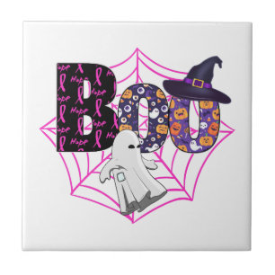 Boo Halloween Oktober Rosa Fliese