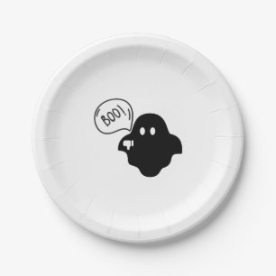 Boo Halloween Pappteller