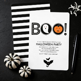 Boo! Halloween-Party-Einladung Einladung