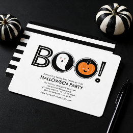 Boo! Halloween-Party-Einladung Einladung