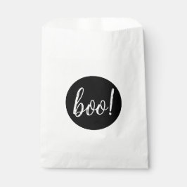 Boo Halloween-Party. Minimalistisch Kids Candy & L Geschenktütchen