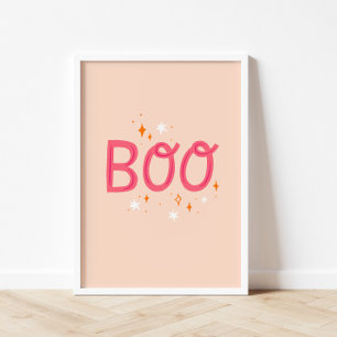 Boo Halloween Poster