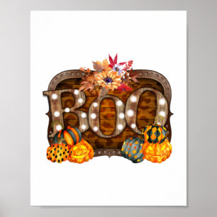 Boo Halloween Poster