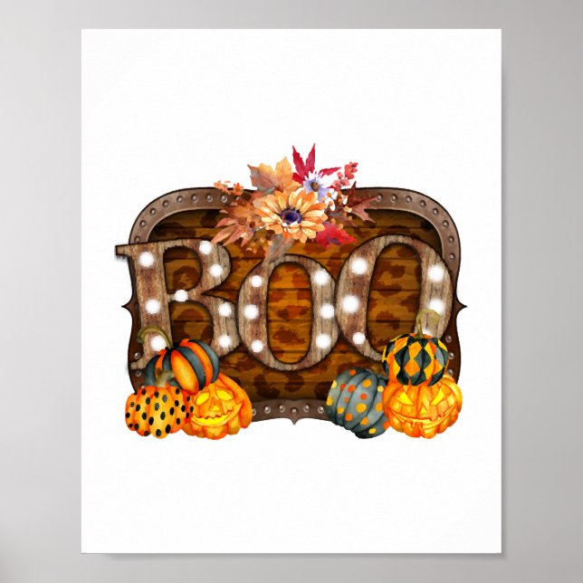 Boo Halloween Poster (Vorne)