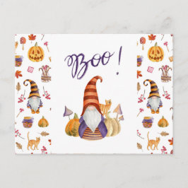 Boo Halloween Postkarte