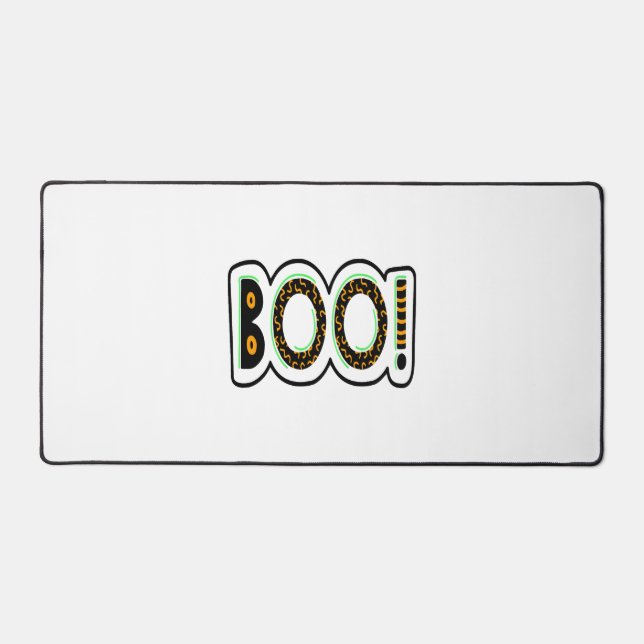 BOO Halloween Schreibtischunterlage (Vorderseite)