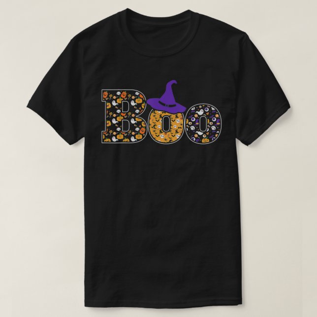 Boo Halloween T-Shirt (Design vorne)