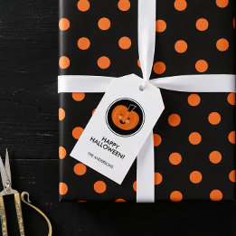 Boo! Happy Halloween-Geschenk-Tag Geschenkanhänger