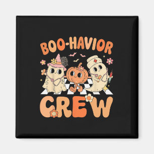 Boo Havior Crew Niedlich Halloween Therapeut Ghost Magnet