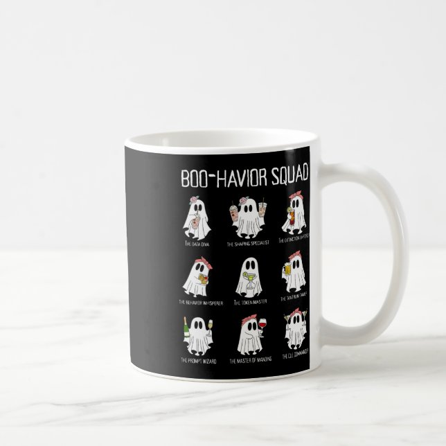 Boo-havior Squad Verhaltensanalyse Ghost Rbt A Hal Kaffeetasse (Rechts)