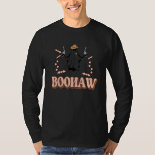 Boo Haw Halloween, Süße Cowgirl Western Geist Wild T-Shirt