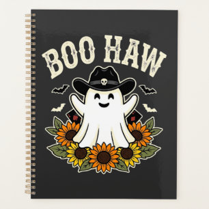 Boo Haw Western Halloween-Geisterdesign Planer