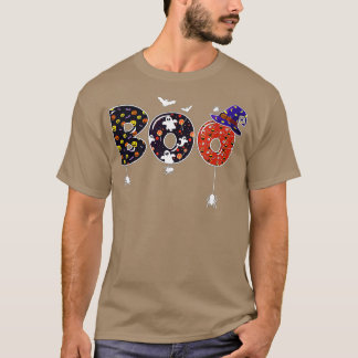 Boo Hexenhut mit Spinnen und Fledermäusen Hallowee T-Shirt