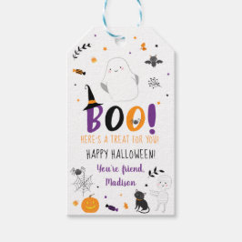 Boo, hier ist eine Leckerei für euch Halloween Geschenkanhänger