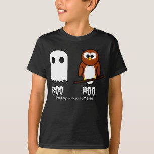 Boo Hoo Ghost und Owl T-Shirt