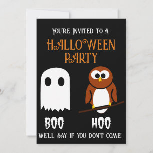 Boo Hoo Halloween-Party Einladung