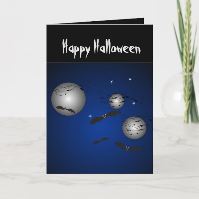 Boo Hoo hat eine Fickzeit Halloween-Karte Karte (Vorderseite)