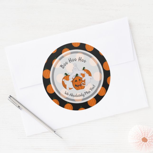 Boo Hoo Hoo Ghost Stickers (Umschlag)