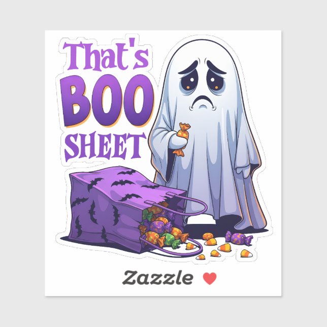 Boo-Hoo-Lloween das ist Boo Sheet Aufkleber (Blatt)