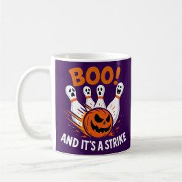 Boo It’s a Strike Funny Halloween Bowling Kaffeetasse