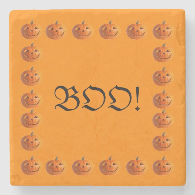 BOO Jack-O-Lanterns Untersetzer (Vorderseite)