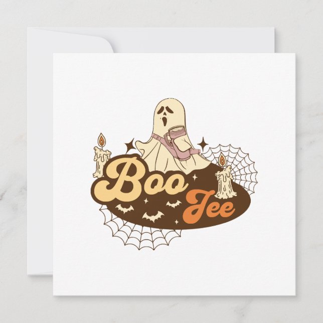 Boo-Jee Geist Halloween lustig (Vorderseite)