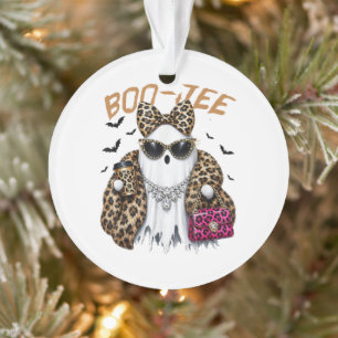 Boo-JEE Gespenst Leopard Kokette Halloween Ornament