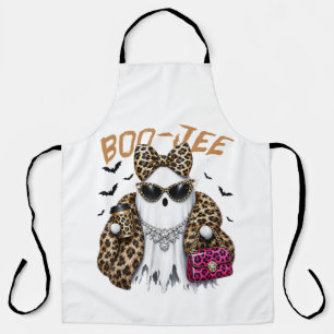 Boo-JEE Gespenst Leopard Kokette Halloween Schürze