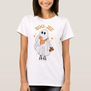 BOO-JEE Ghost Niedlich und stilvoll Halloween Vibe T-Shirt