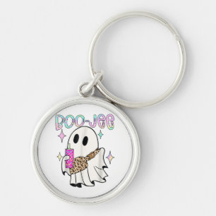 Boo Jee Lustiger Halloween-Geist Schlüsselanhänger