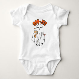 Boo-Jee Niedliches Halloween Ghost mit 40oz Tumble Baby Strampler