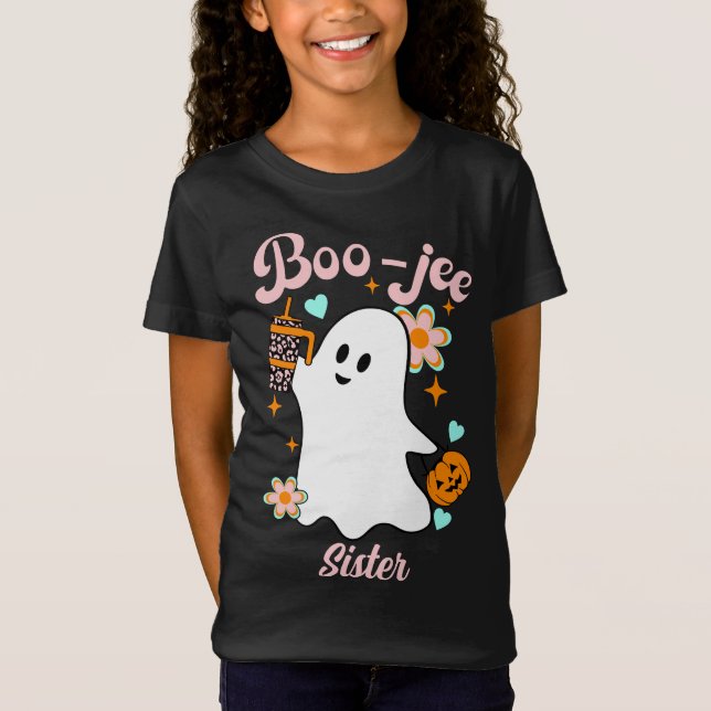 Boo-Jee Sister | Retro-Geist T-Shirt (Vorderseite)