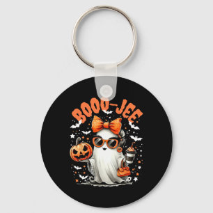 Boo-jee Trick oder Treat Spooky Ghost-Kürbislatern Schlüsselanhänger