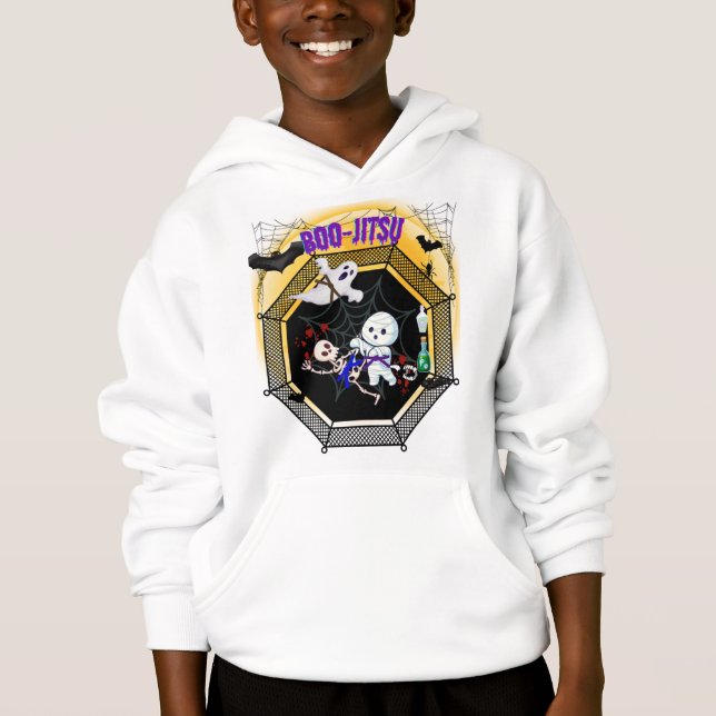 Boo Jitsu Spaß Halloween hoodie (Vorderseite)