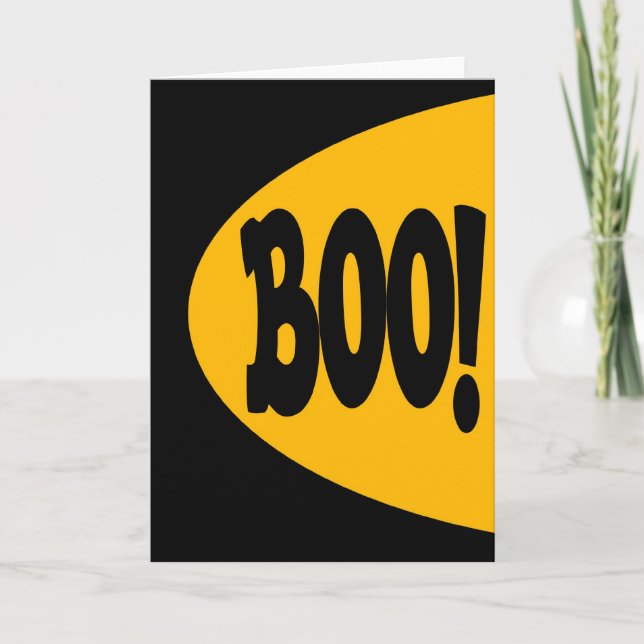 BOO! KARTE (Vorderseite)