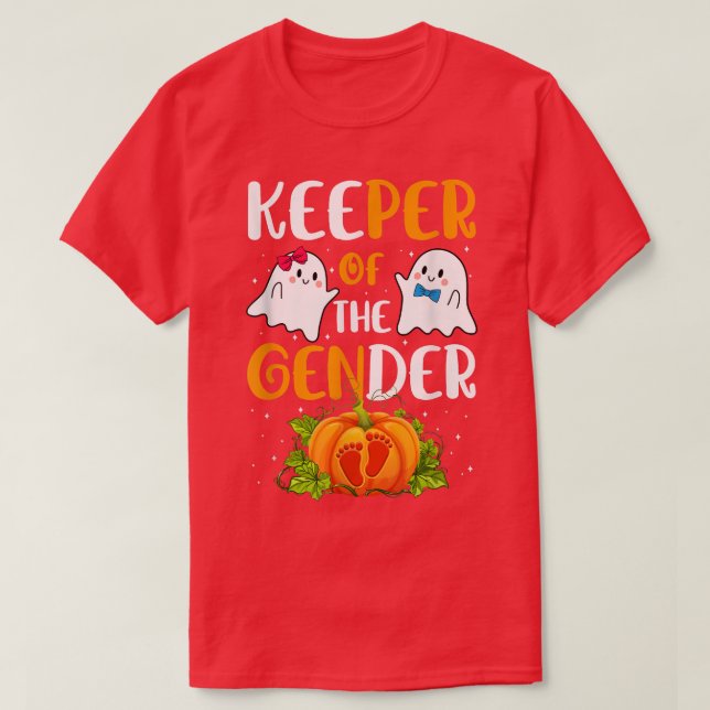 Boo Keeper, der die Ankündigung von Baby-Gender-En T-Shirt (Design vorne)