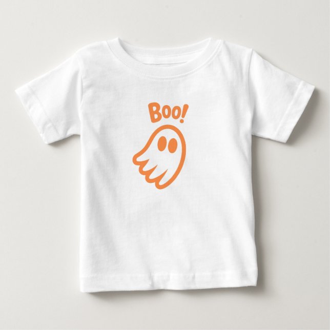 Boo! - Kids Halloween Design Baby T-shirt (Vorderseite)