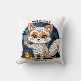 Boo kindly – Zorrito momia kawaii desde 1203 A.C. Kissen