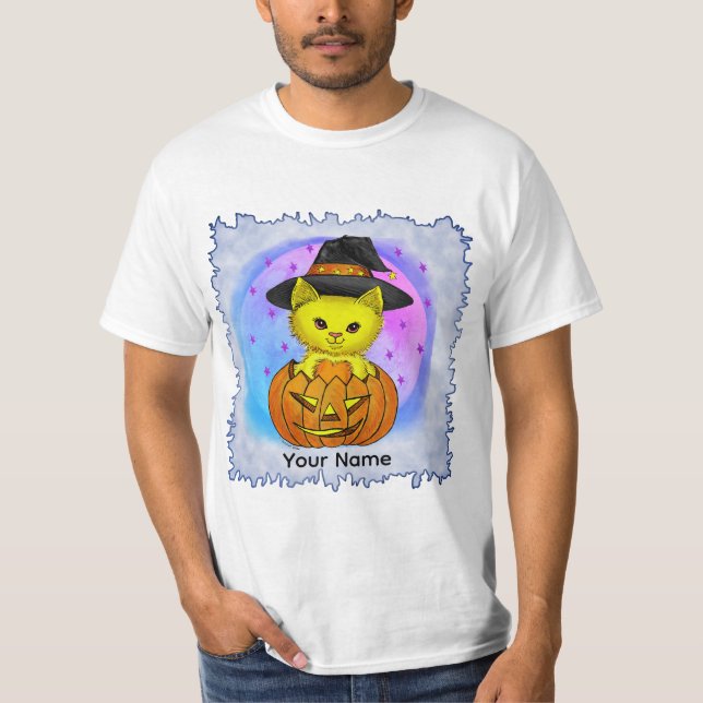 Boo Kitty Cat Witch  t-shirt (Vorderseite)