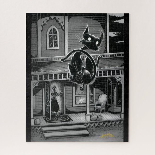 Boo Kitty fliegt Jigsaw Puzzle (Vertikal)