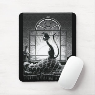 Boo Kitty grüßt die Morgenmäuse Pad Mousepad
