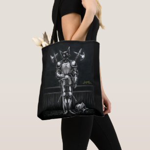 Boo Kitty in Armor Tote Bag Tasche