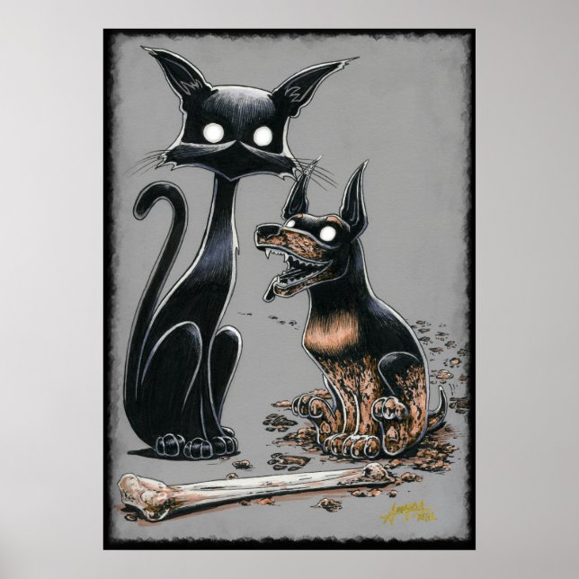 Boo Kitty macht ein Buddy Poster (Vorne)