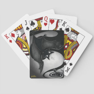 Boo Kitty mit Dizzy Bat Playing Cards Spielkarten