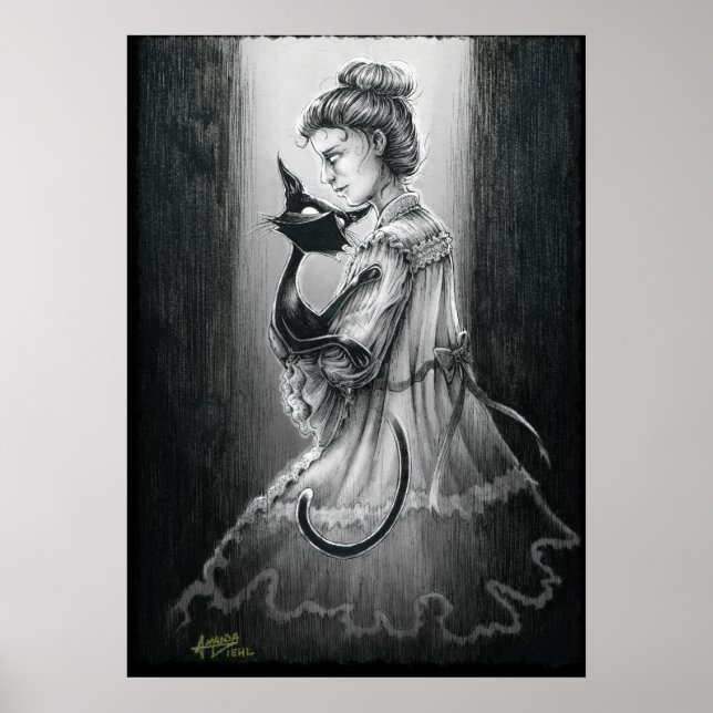 Boo Kitty mit ihrem Geist Poster (Vorne)