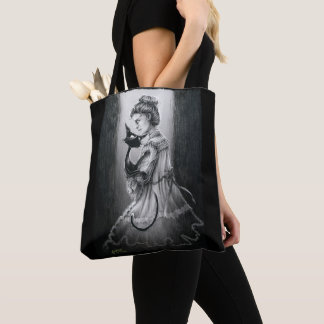 Boo Kitty mit ihrem Geist Tote Tasche