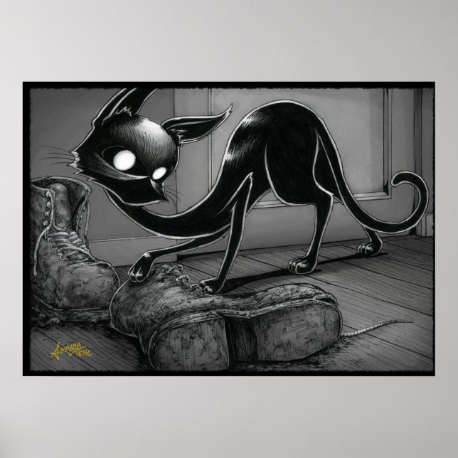 Boo Kitty Pose une affiche de démarrage (Devant)