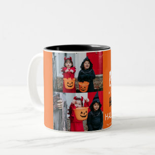 Boo Kürbiskürbis Jack-o-Laterne glückliches Hallow Zweifarbige Tasse